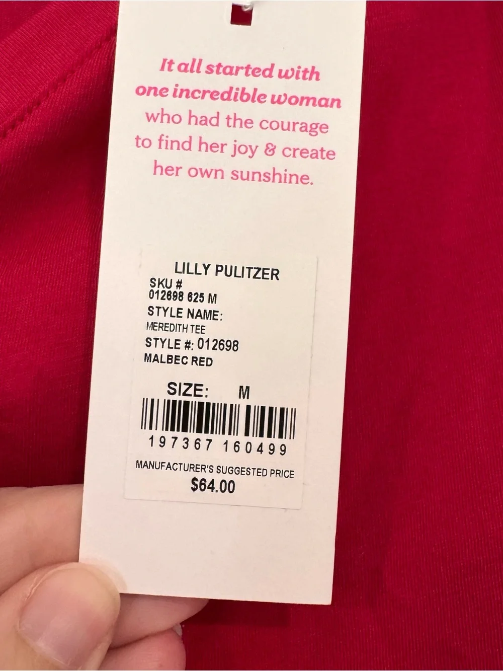 Lilly Pulitzer Meredith Tees Medium - Picture 4 of 4